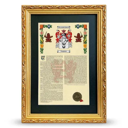 Faunesse Deluxe Armorial Framed - Gold