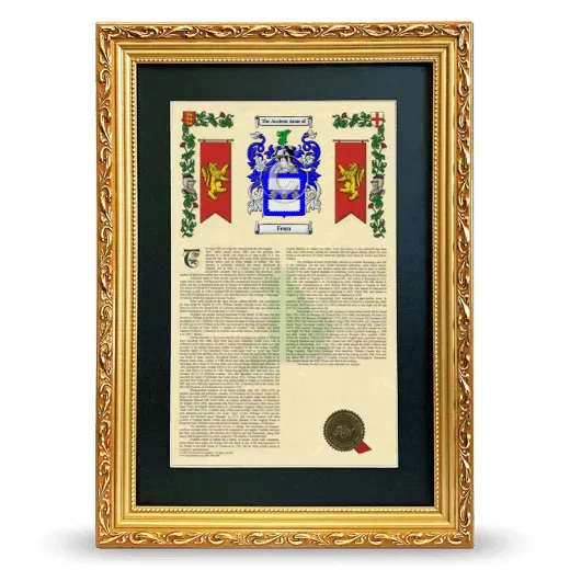 Fean Deluxe Armorial Framed - Gold