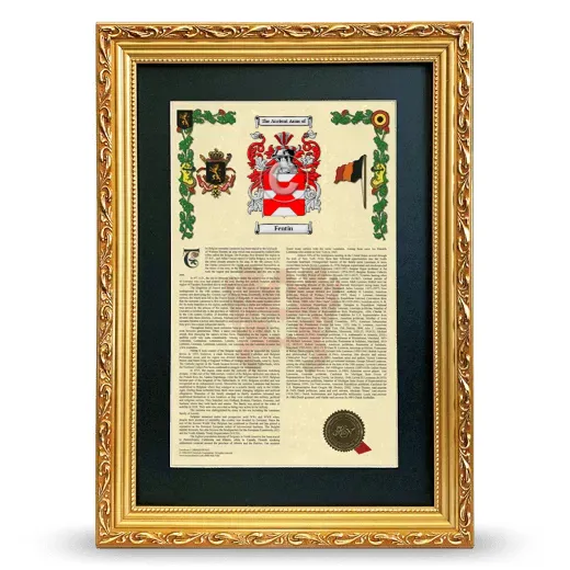 Fentin Deluxe Armorial Framed - Gold