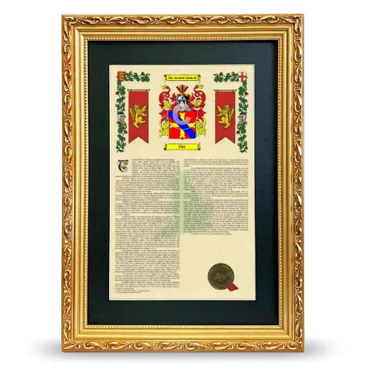 Fier Deluxe Armorial Framed - Gold