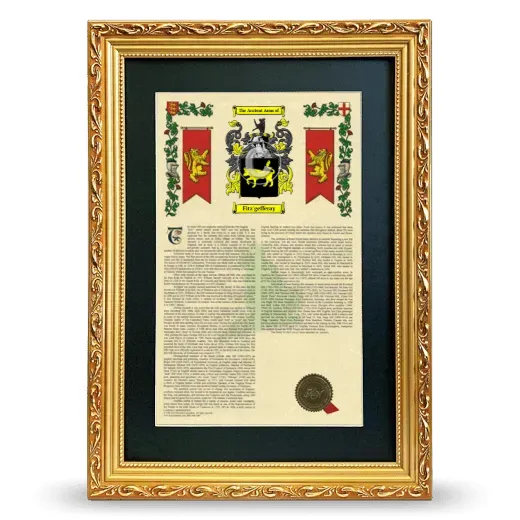 Fitz'gefferay Deluxe Armorial Framed - Gold
