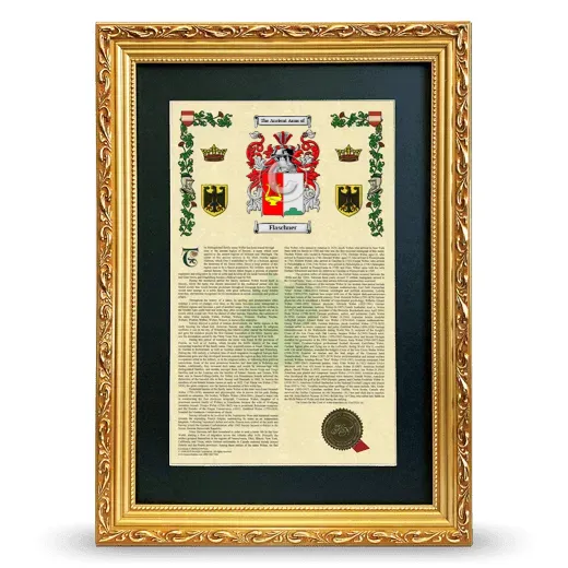 Flaschner Deluxe Armorial Framed - Gold