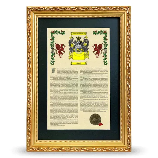 Fogal Deluxe Armorial Framed - Gold