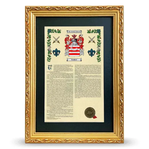 Foubert Deluxe Armorial Framed - Gold
