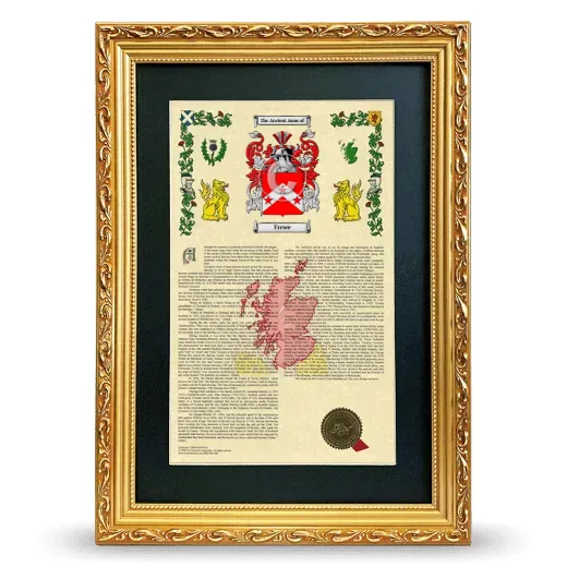 Frewe Deluxe Armorial Framed - Gold