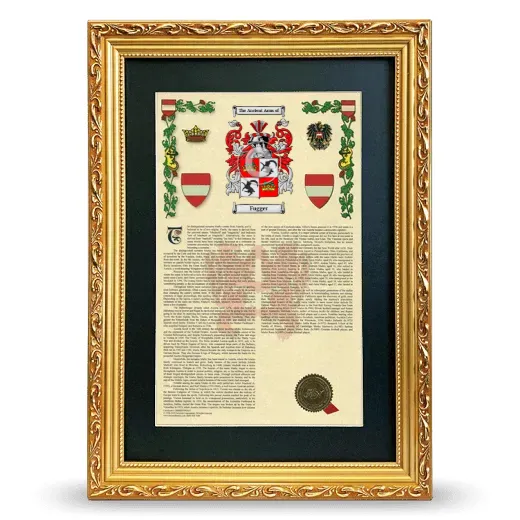 Fugger Deluxe Armorial Framed - Gold