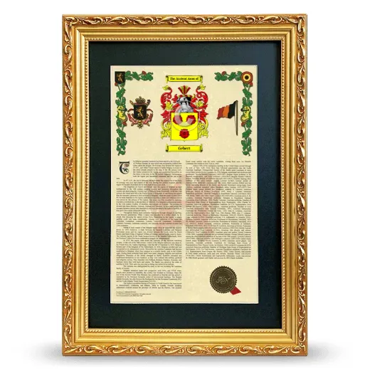 Gebert Deluxe Armorial Framed - Gold