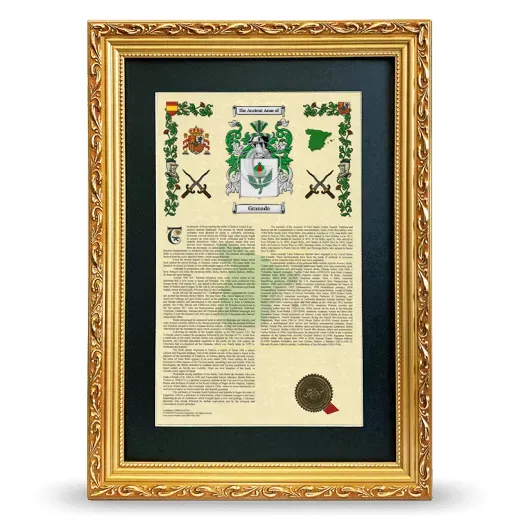 Granada Deluxe Armorial Framed - Gold