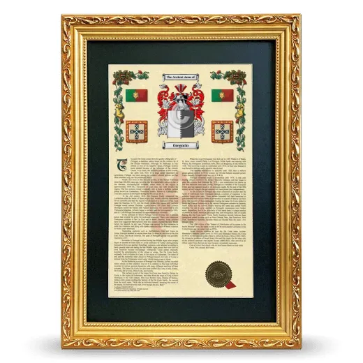 Gregorio Deluxe Armorial Framed - Gold