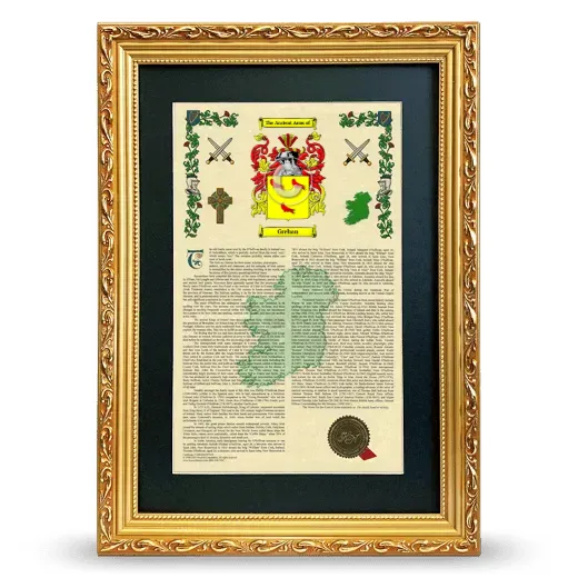 Grehan Deluxe Armorial Framed - Gold