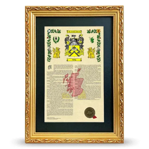 Grieg Deluxe Armorial Framed - Gold
