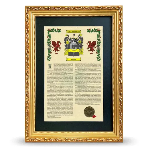 Gwant Deluxe Armorial Framed - Gold