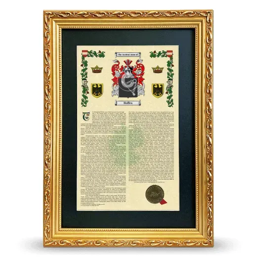 Hoffen Deluxe Armorial Framed - Gold