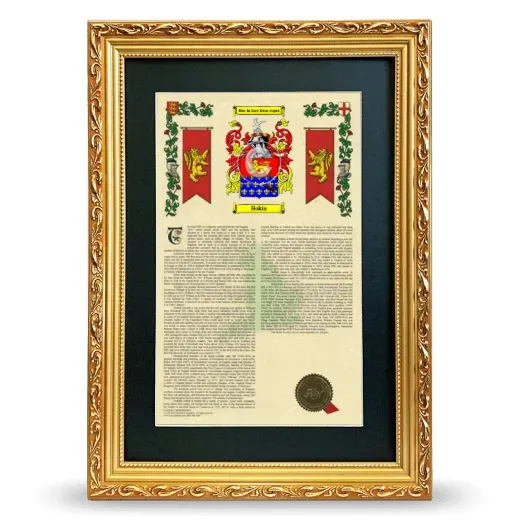 Hokin Deluxe Armorial Framed - Gold