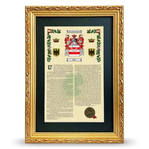 Jans Deluxe Armorial Framed - Gold