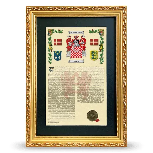 Jansen Deluxe Armorial Framed - Gold