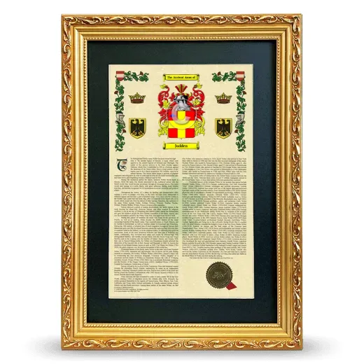 Judden Deluxe Armorial Framed - Gold