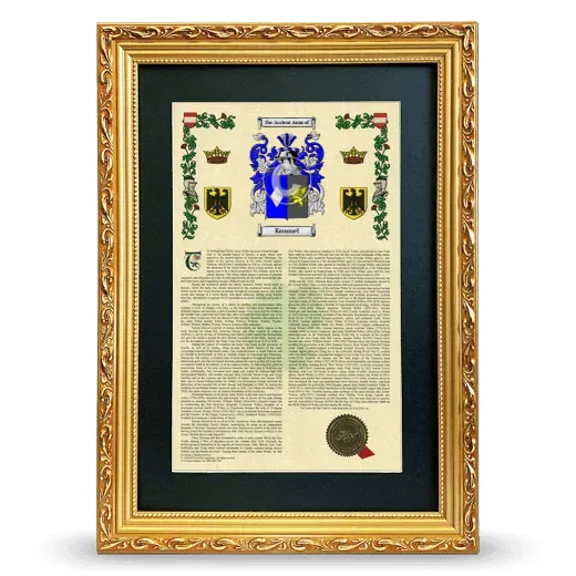 Kammel Deluxe Armorial Framed - Gold