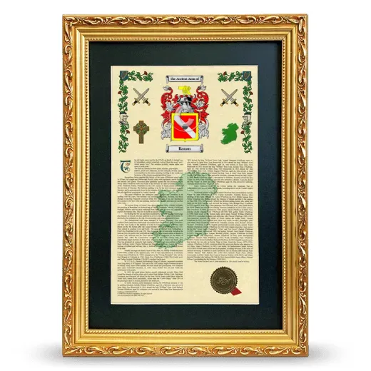 Kanan Deluxe Armorial Framed - Gold