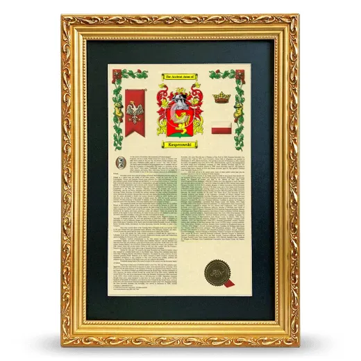 Kasperowski Deluxe Armorial Framed - Gold