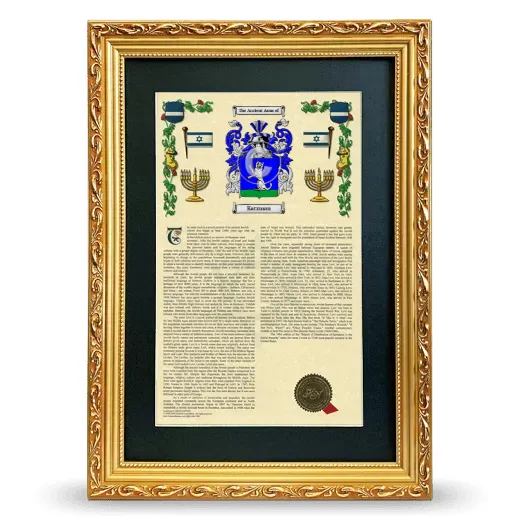 Katzman Deluxe Armorial Framed - Gold