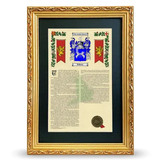 Kidman Deluxe Armorial Framed - Gold