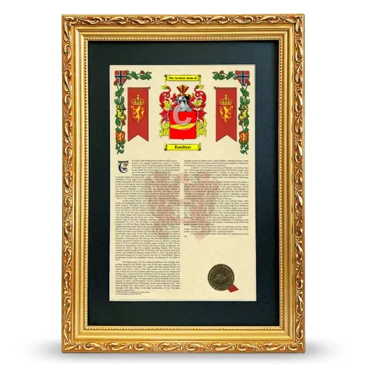 Knudson Deluxe Armorial Framed - Gold