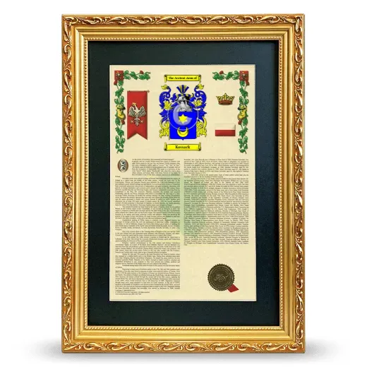 Kossack Deluxe Armorial Framed - Gold