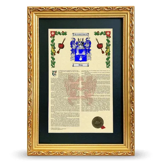 Krug Deluxe Armorial Framed - Gold