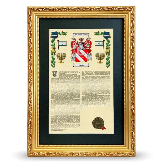 Landa Deluxe Armorial Framed - Gold