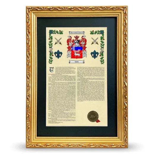 Lava Deluxe Armorial Framed - Gold