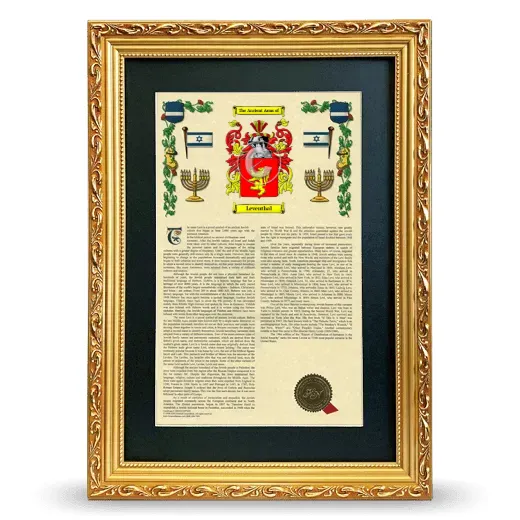 Leventhal Deluxe Armorial Framed - Gold