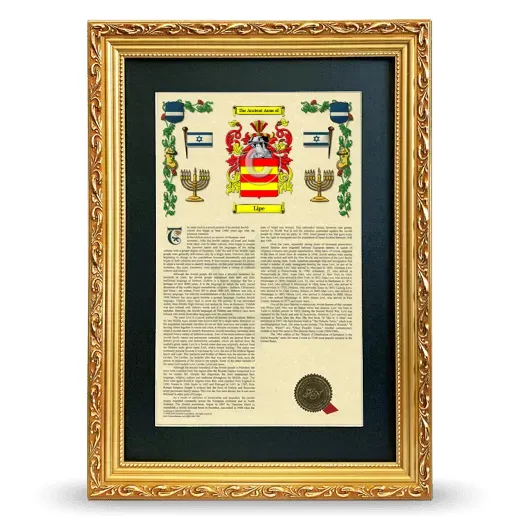 Lipe Deluxe Armorial Framed - Gold