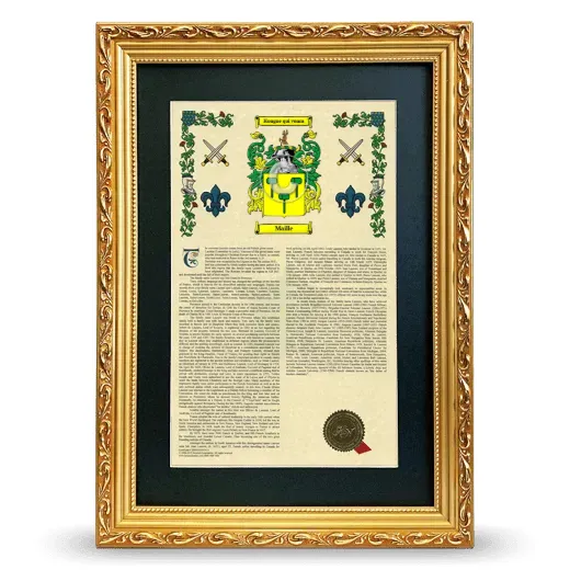 Maille Deluxe Armorial Framed - Gold