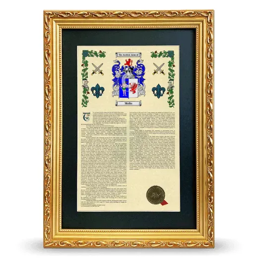 Malin Deluxe Armorial Framed - Gold