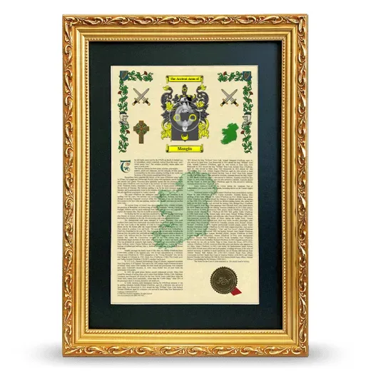 Mangin Deluxe Armorial Framed - Gold