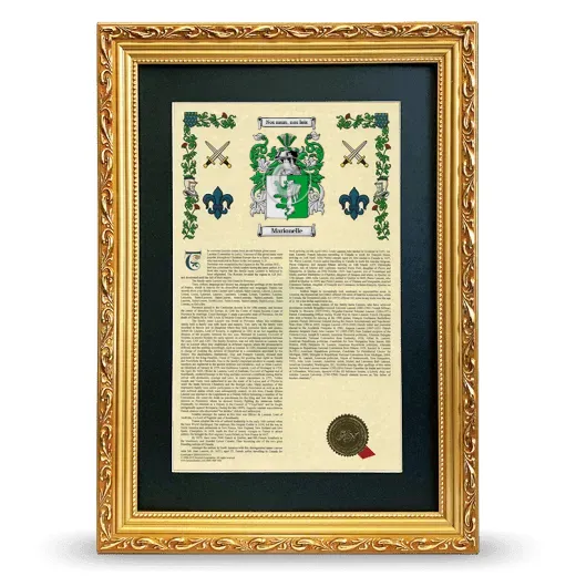Marionelle Deluxe Armorial Framed - Gold