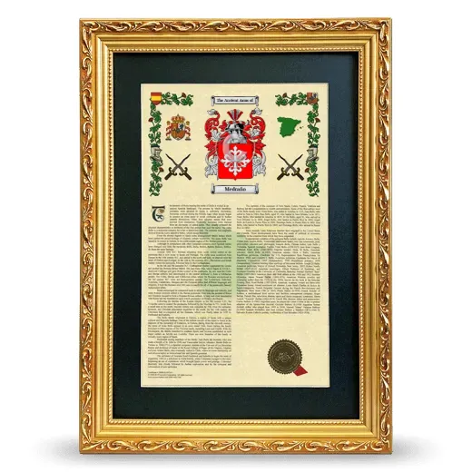 Medraño Deluxe Armorial Framed - Gold