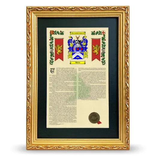 Meese Deluxe Armorial Framed - Gold