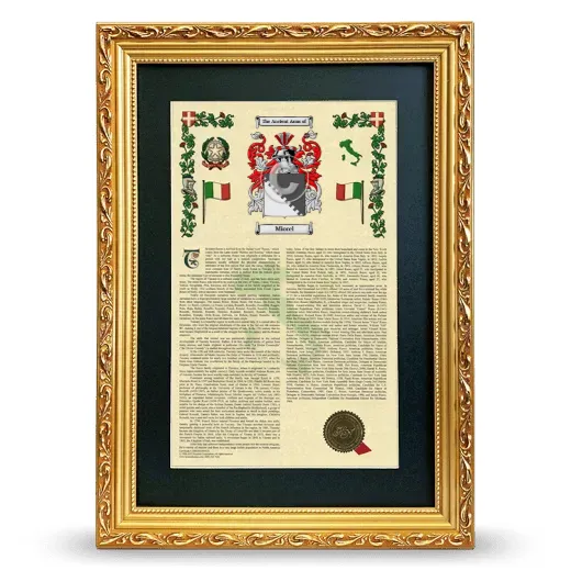 Miorel Deluxe Armorial Framed - Gold