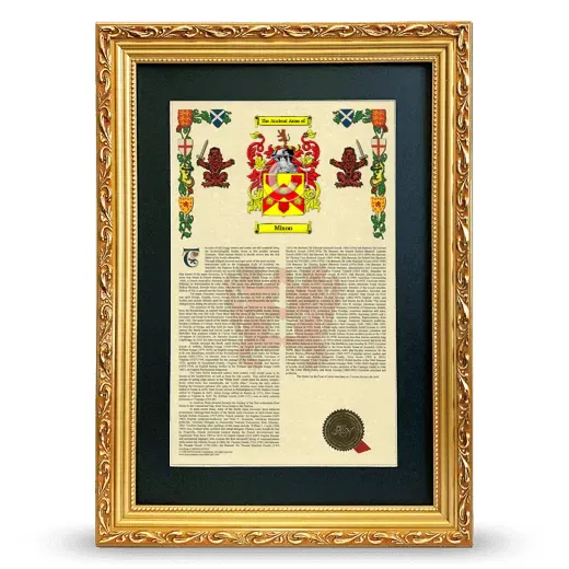 Mixon Deluxe Armorial Framed - Gold