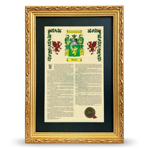 Mourne Deluxe Armorial Framed - Gold