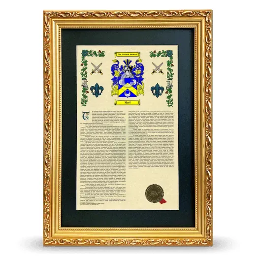 Noel Deluxe Armorial Framed - Gold