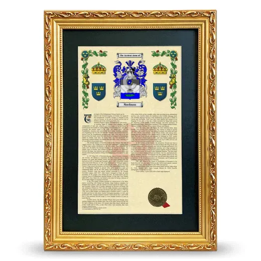 Nordman Deluxe Armorial Framed - Gold