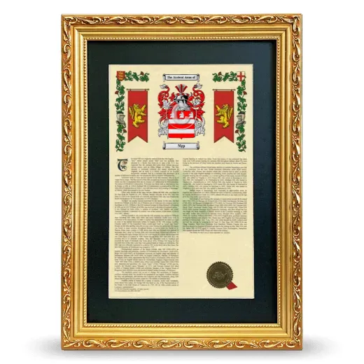 Nyp Deluxe Armorial Framed - Gold