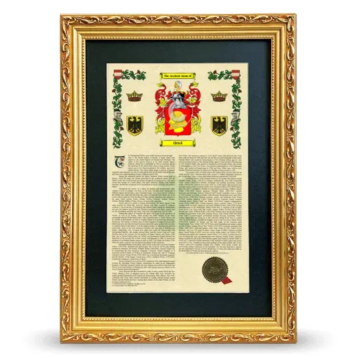Ottel Deluxe Armorial Framed - Gold