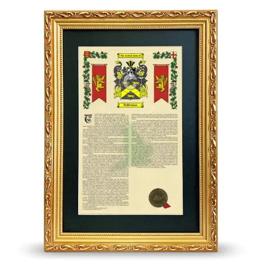 Palfreman Deluxe Armorial Framed - Gold