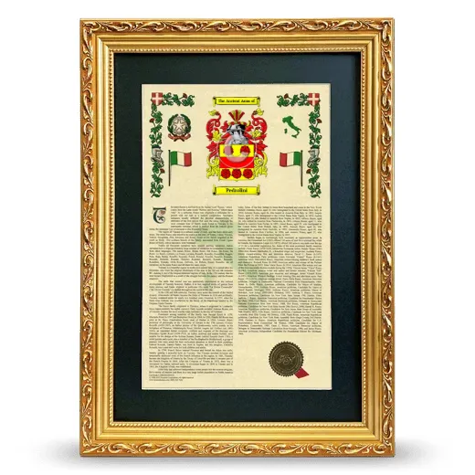 Pedrolini Deluxe Armorial Framed - Gold