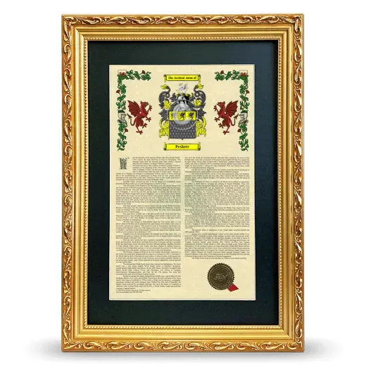 Peskett Deluxe Armorial Framed - Gold