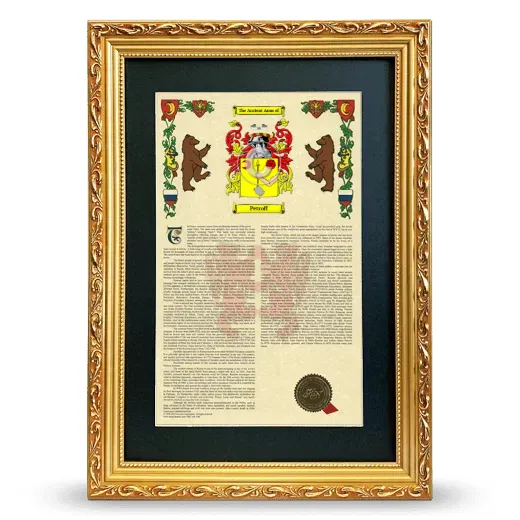 Petroff Deluxe Armorial Framed - Gold